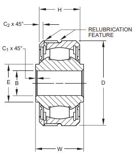 Подшипник RBC GDSRP GDSRP5FS428