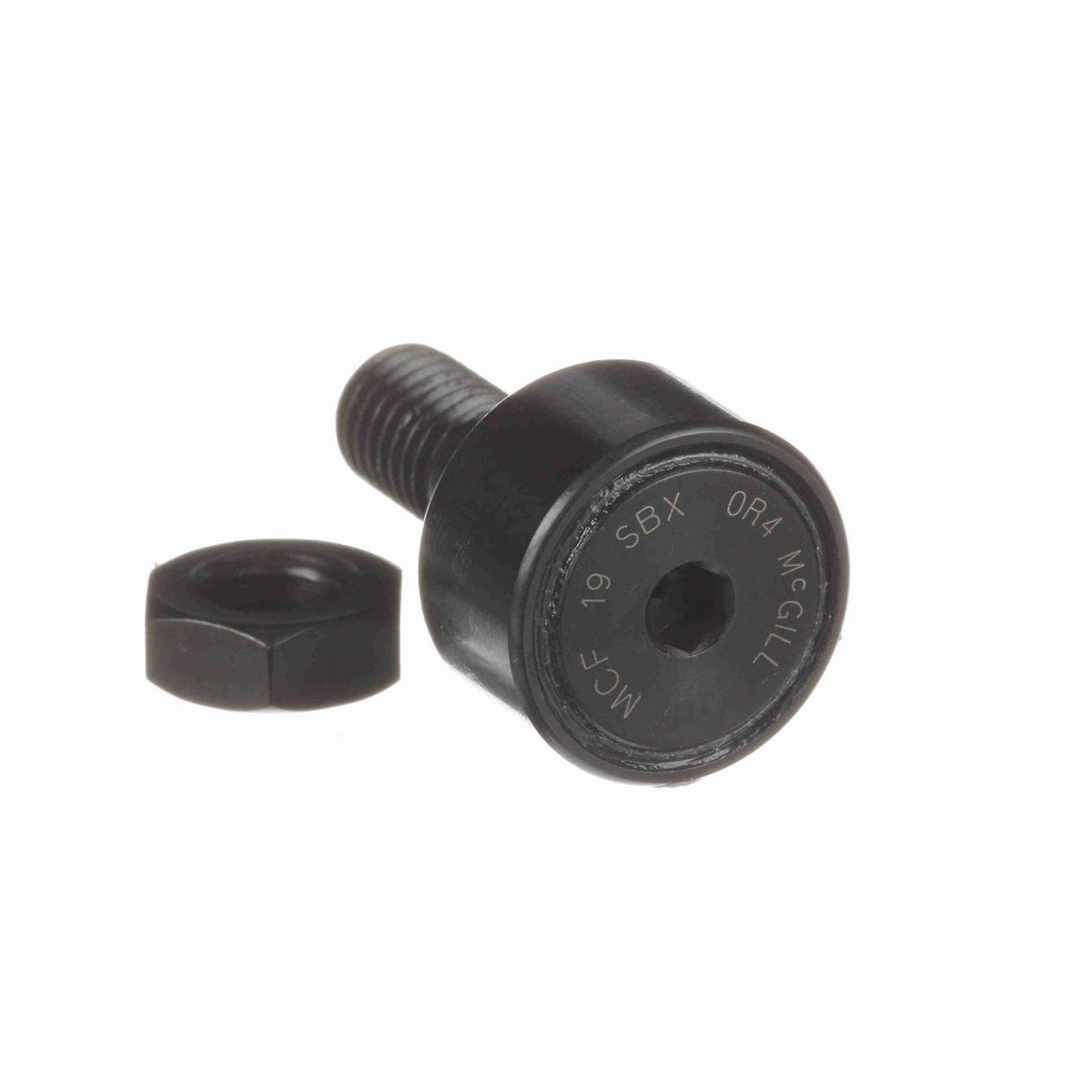 Опорный ролик с цапфой McGill CAMROL MCF 19 SBX, цилиндрический, с уплотнением, с шестигранным отверстием, метрический