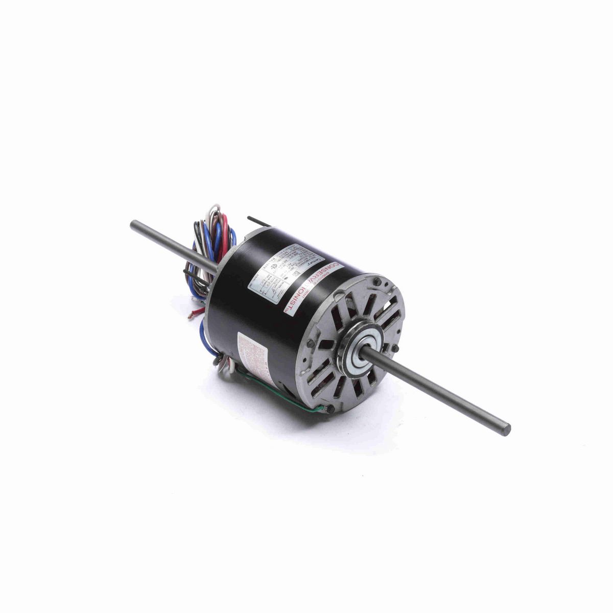 Fan Coil & Air Conditioner Motor, 3/4 HP, 1 Ph, 60 Hz, 115 V, 1075 RPM, 3 Speed, 48 Frame, SEMI ENCL - RAL1076