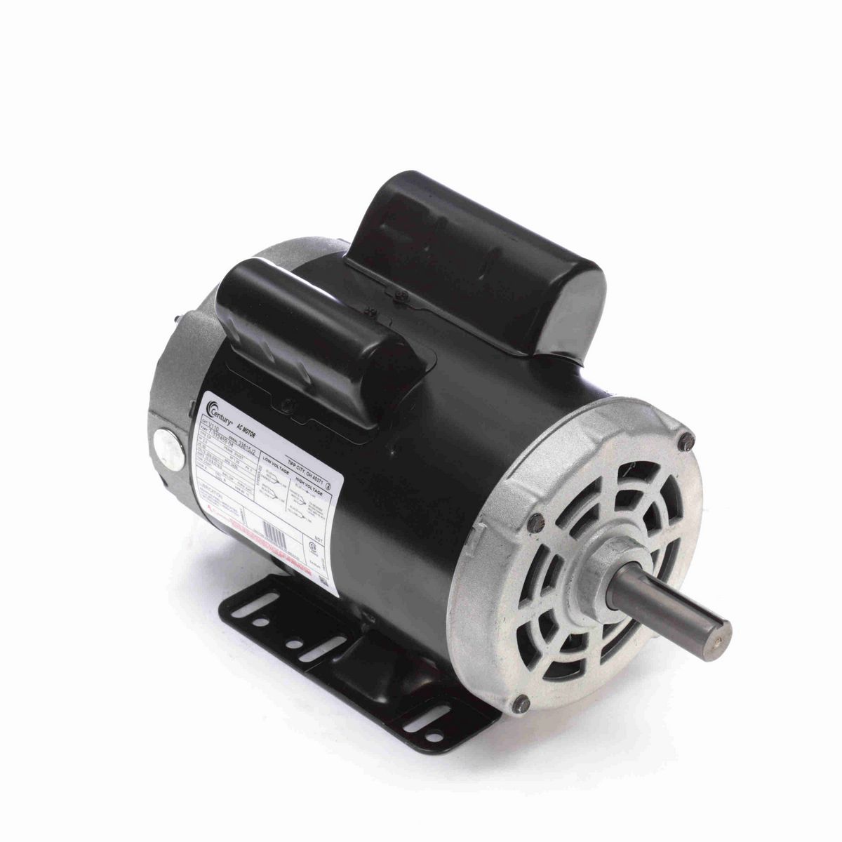 General Purpose Motor, 2.0 HP, 1 Ph, 60 Hz, 208-230/115 V, 3600 RPM, N145T Frame, DP - V110