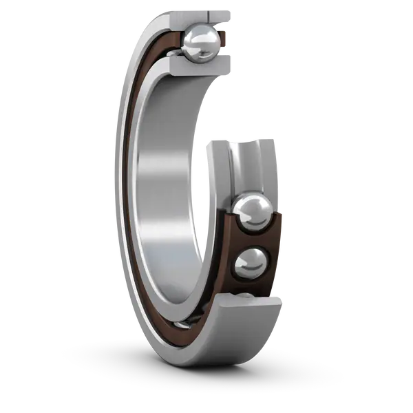 Прецизионный однорядный радиально-упорный шарикоподшипник повышенной грузоподъёмности, подходит для прямого масловоздушного смазывания SKF 7005 CD/P4AH