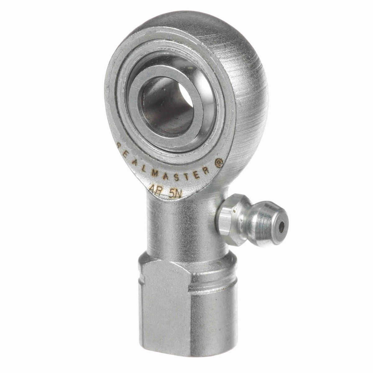 Sealmaster Female Rod End Bearing - Three-Piece Greasable Carbon Steel Race - AR 5N