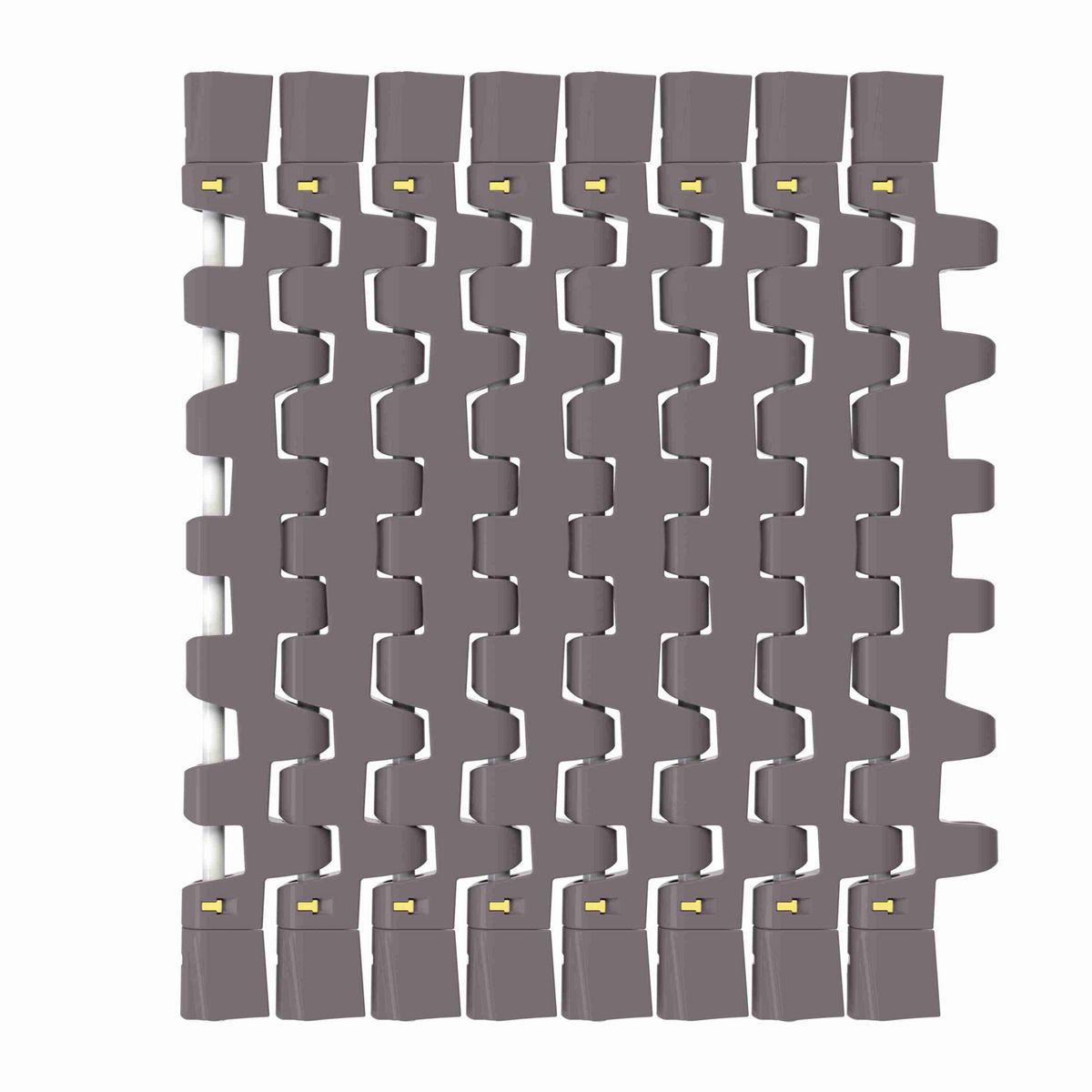7966B Side-flexing Flush Grid, Material: Brown High Performance, Width: 15in, Pitch: 1.5in - 10464534