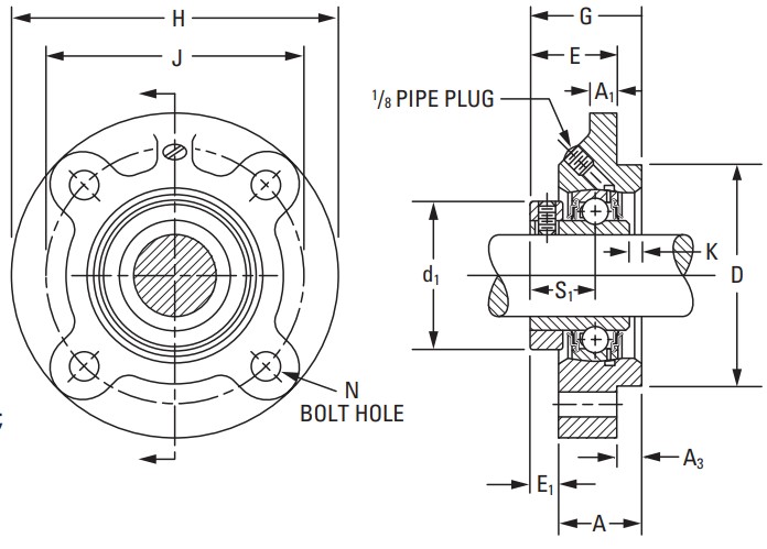 Подшипник Timken RFC1 15/16