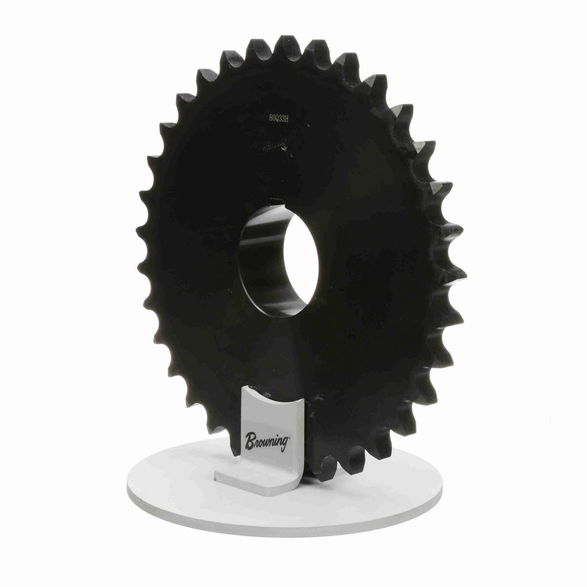 Browning Steel Bushed Bore Roller Chain Sprocket - 80Q33