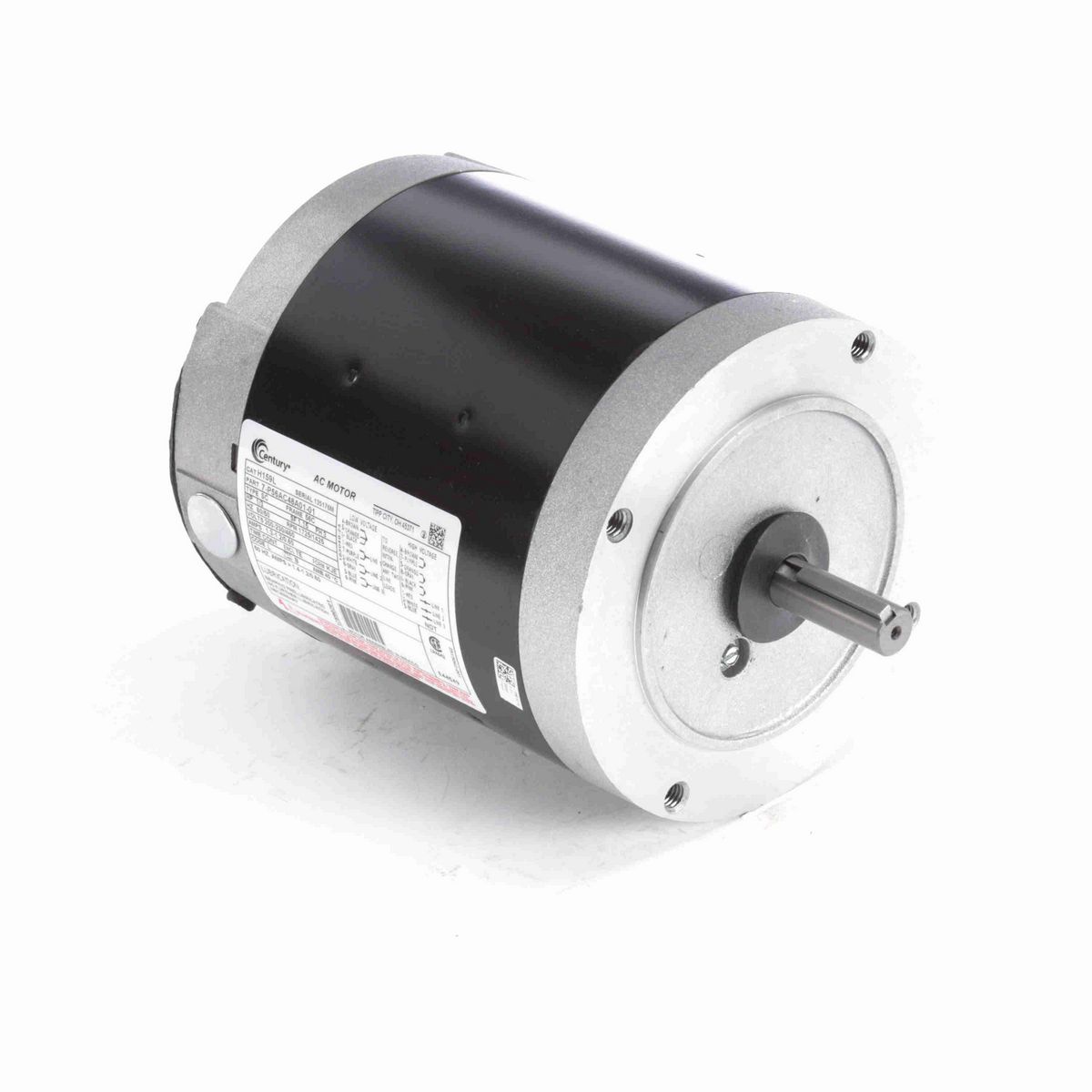 General Purpose Motor, 1/3 HP, 3 Ph, 60 Hz, 200-230/460 V, 1800 RPM, 56C Frame, TENV - H159L