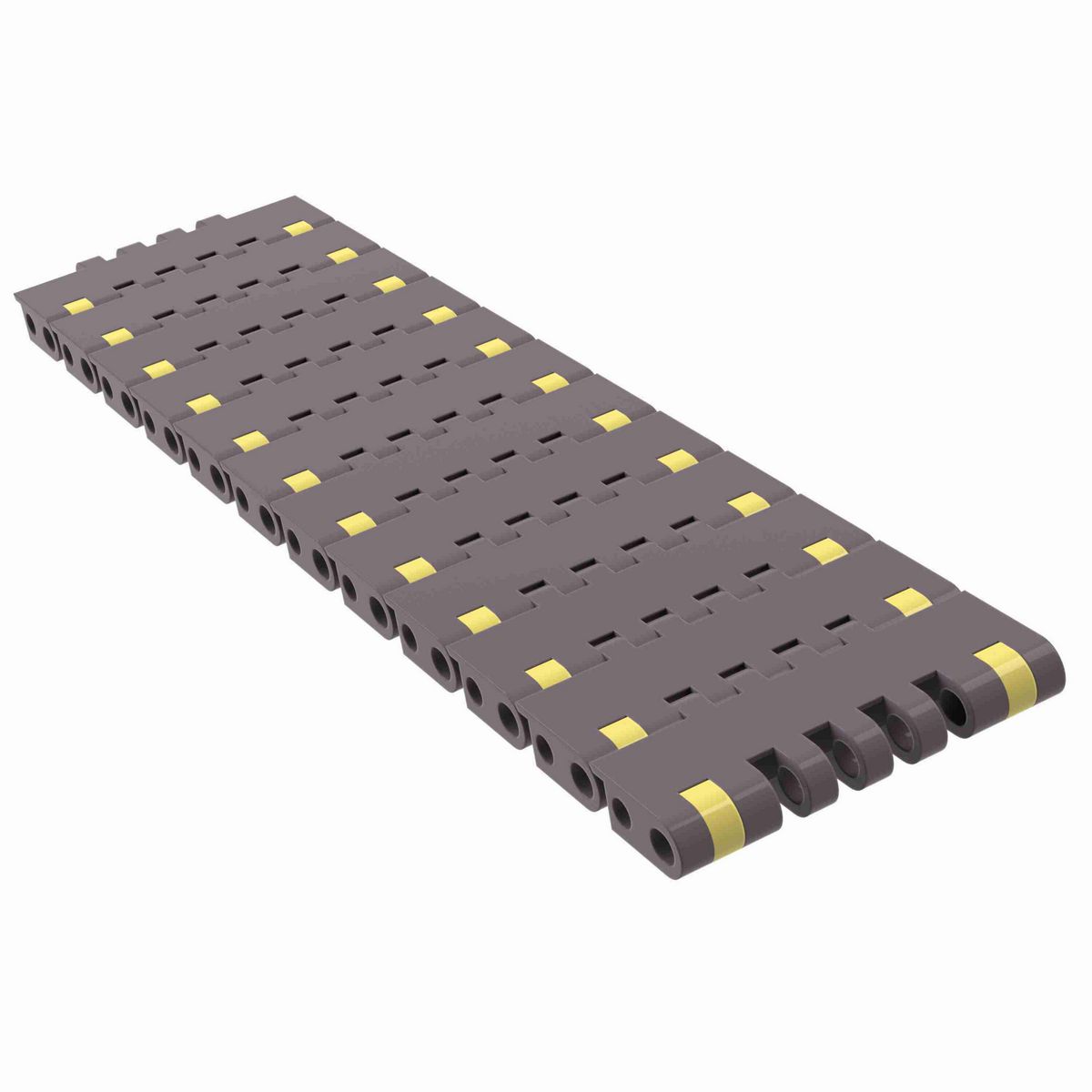 8505 Straight Running Solid Top, Material: Brown High Performance, Width: 2.33in, Pitch: 0.75in - 81419371