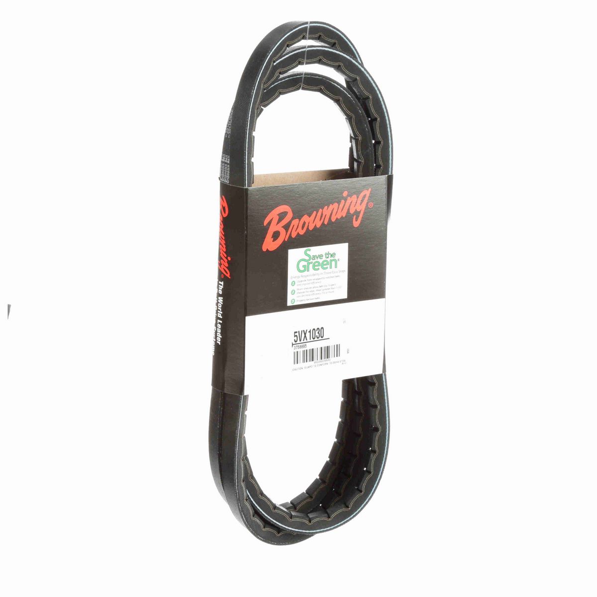 Browning EPDM Notched Belt 98% Efficient - 5VX1030