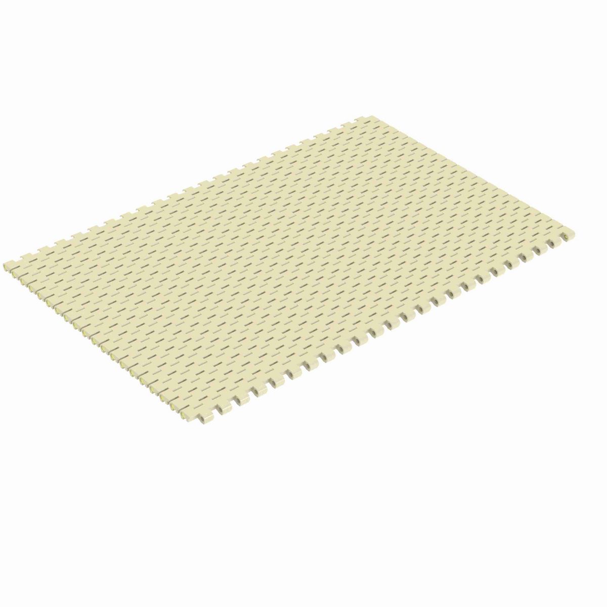 1505 Straight Running Solid Top, Material: Beige High Temperature, Width: 9in, Pitch: 15mm - HT1505-9