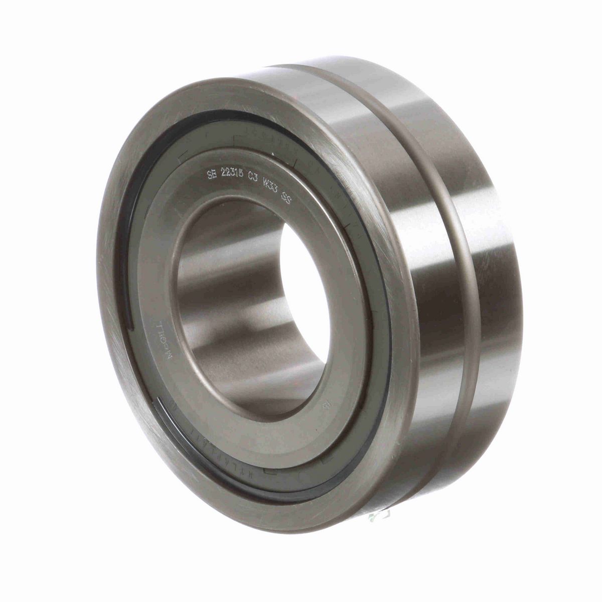 Радиальный сферический роликоподшипник McGill SPHERE-ROL SB 22315 C3 W33 SS, с цилиндрическим отверстием, с уплотнением