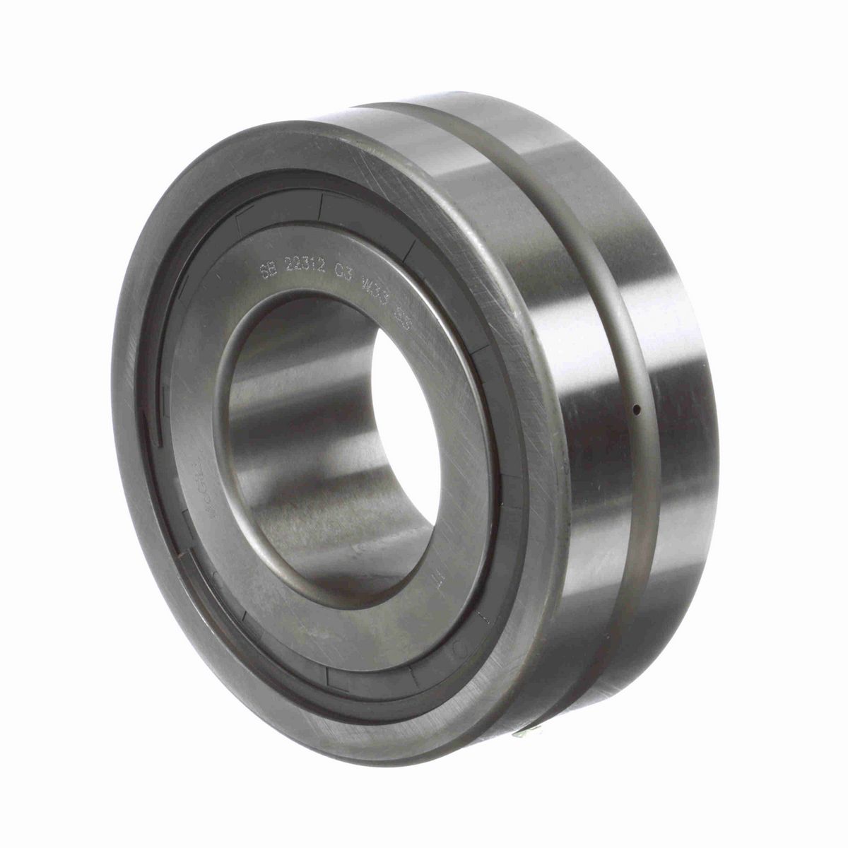 Радиальный сферический роликоподшипник McGill SPHERE-ROL SB 22312 C3 W33 SS, с цилиндрическим отверстием, с уплотнением