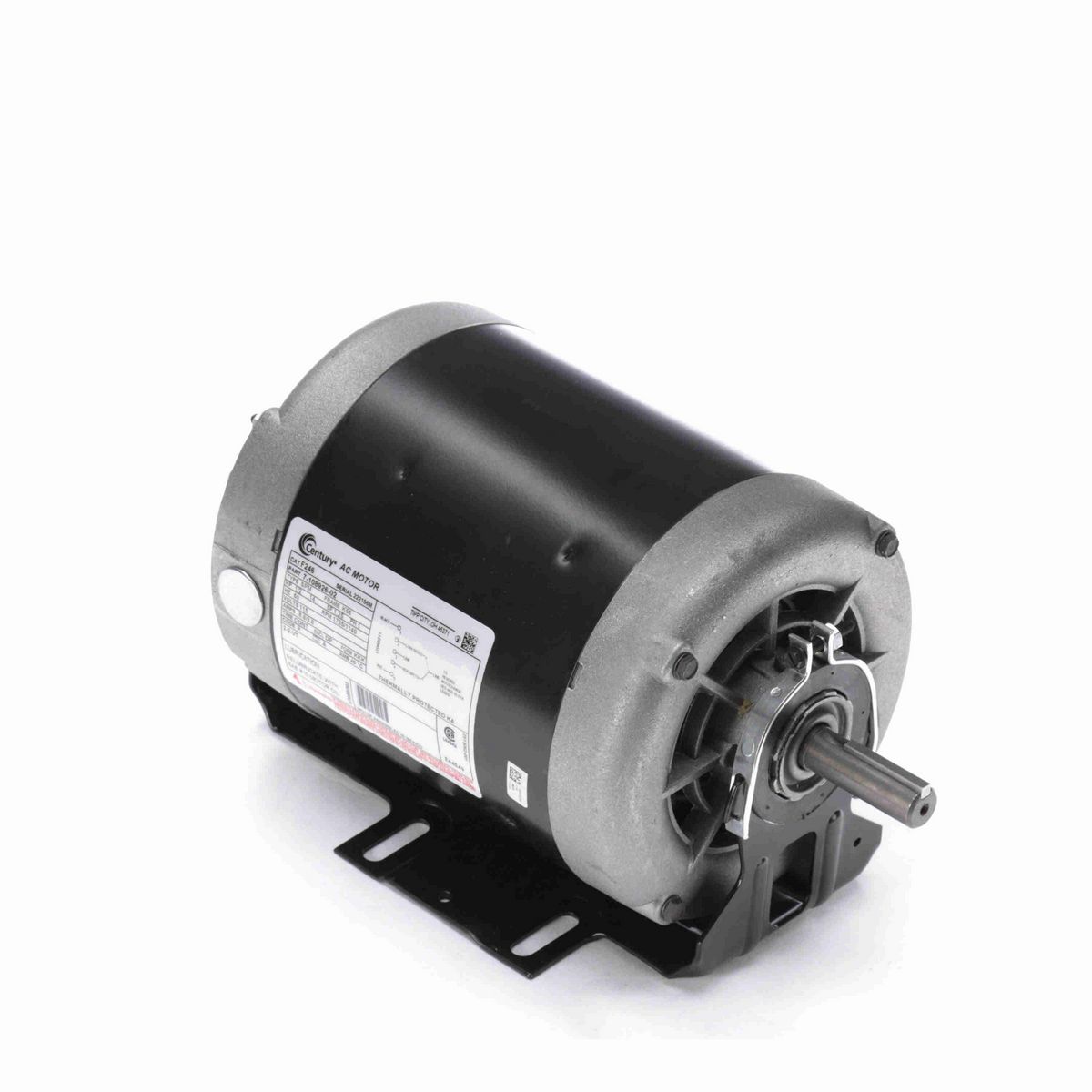 Fan and Blower Motor, 1/2-.14 HP, 1 Ph, 60 Hz, 115 V, 1800 RPM, K56 Frame, DP - F246