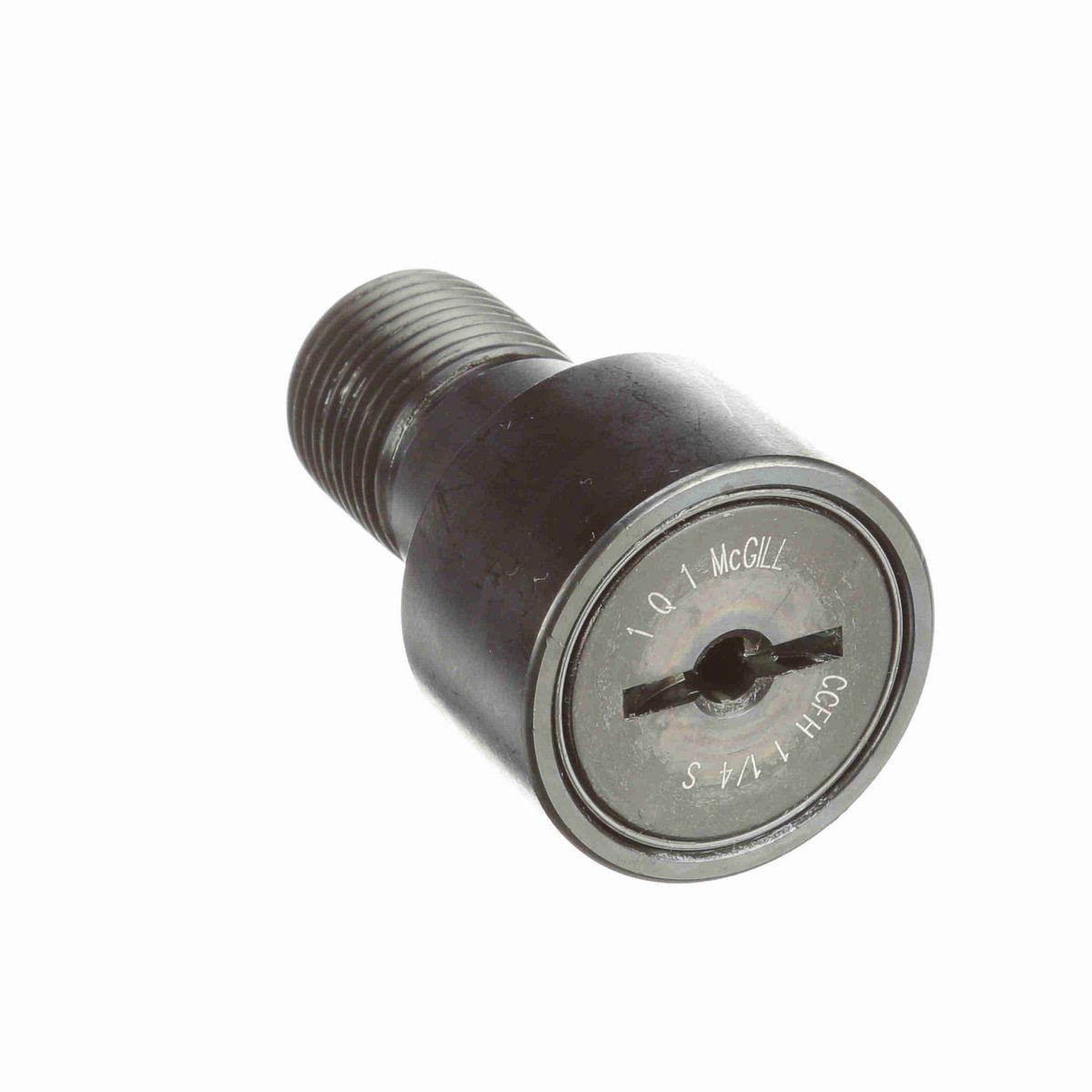Опорный ролик с цапфой McGill Heavy Stud CAMROL CCFH 1 1/4 S, бочкообразный, с уплотнением, со шлицем под отвёртку, дюймовый