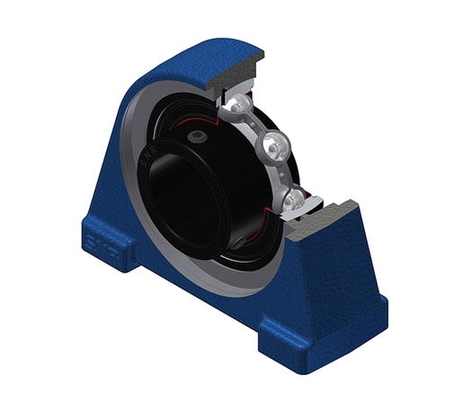 Фланцевый подшипниковый узел SNR USPAE208-24NT20