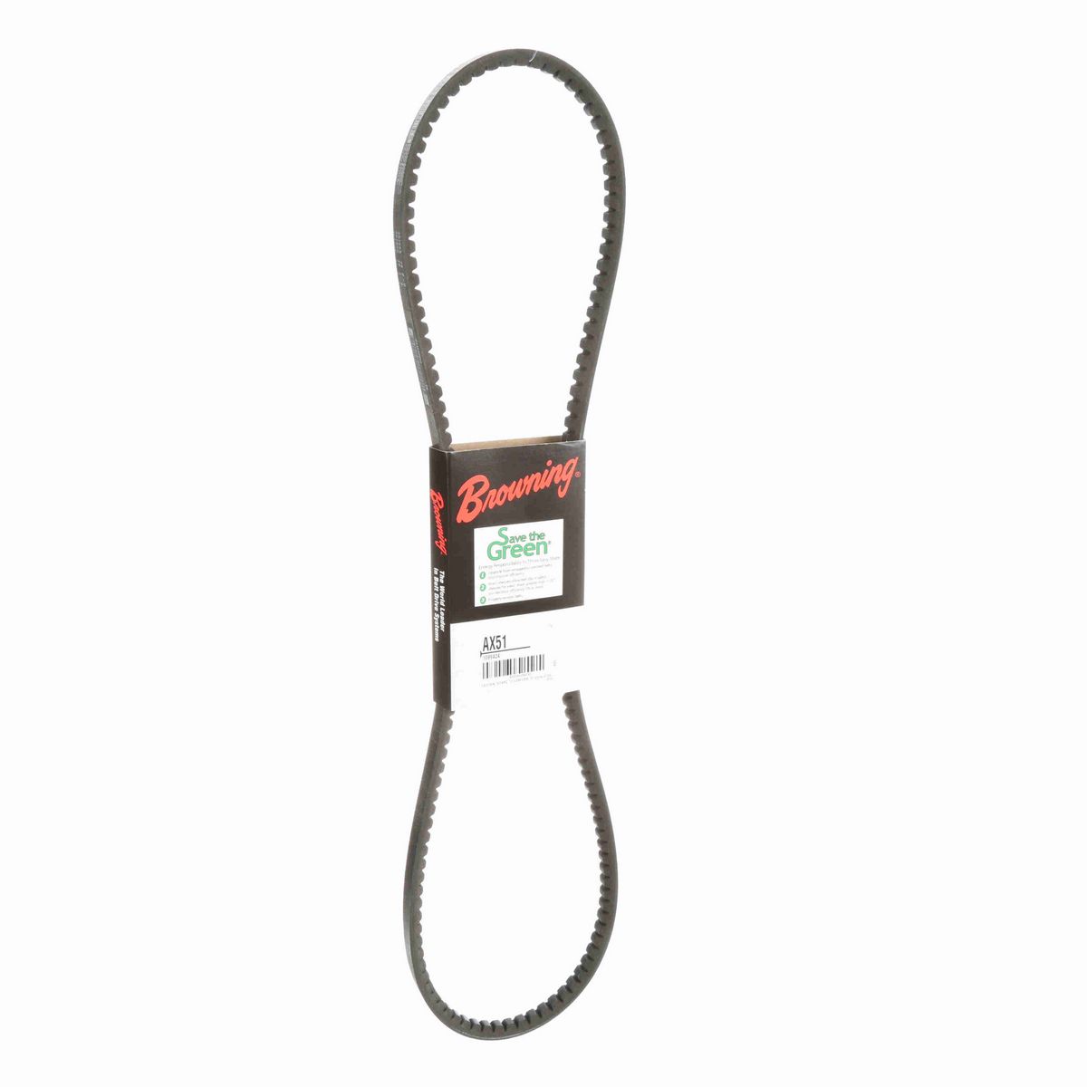 Browning EPDM Notched Belt 98% Efficient - AX51