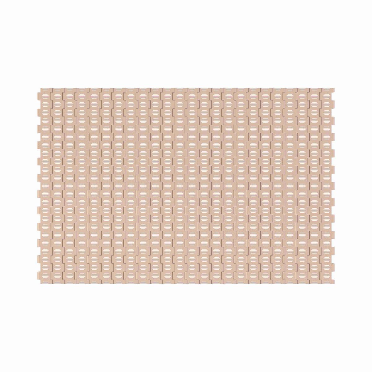 4706 Straight Running Flush Grid, Material: Tan Low Friction, Width: 16.5in, Pitch: 1.5in - LF4706-16.5