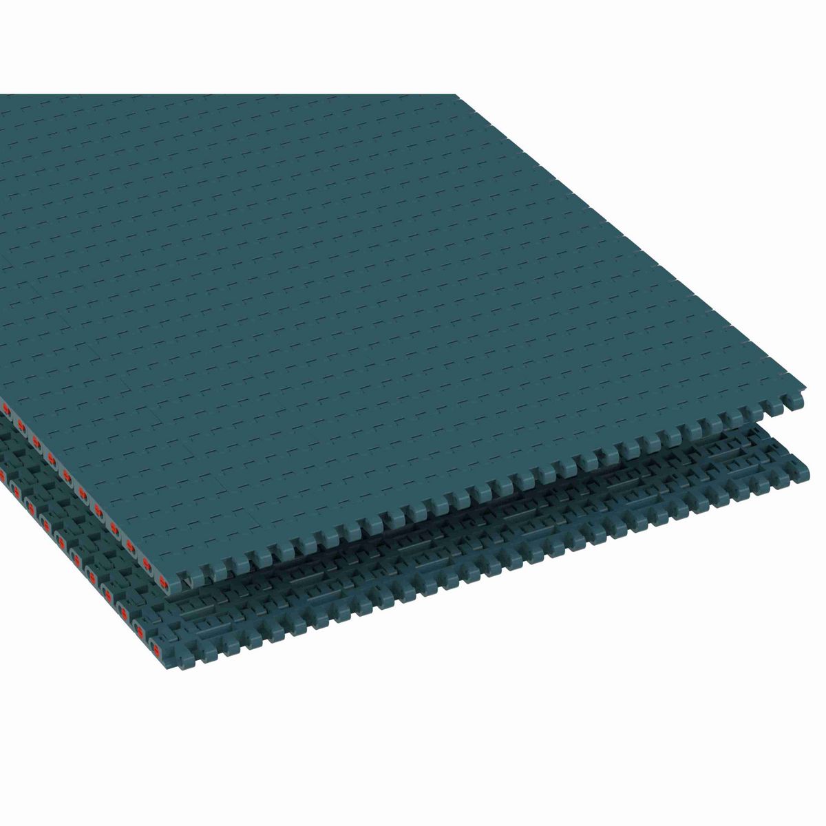 1005FT Straight Running Solid Top, Material: Green Low Friction Acetal, Width: 425mm, Pitch: 1in - 877.00.14