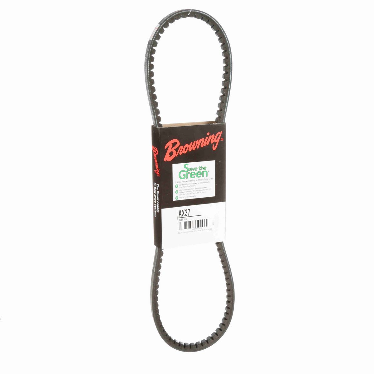 Browning EPDM Notched Belt 98% Efficient - AX37