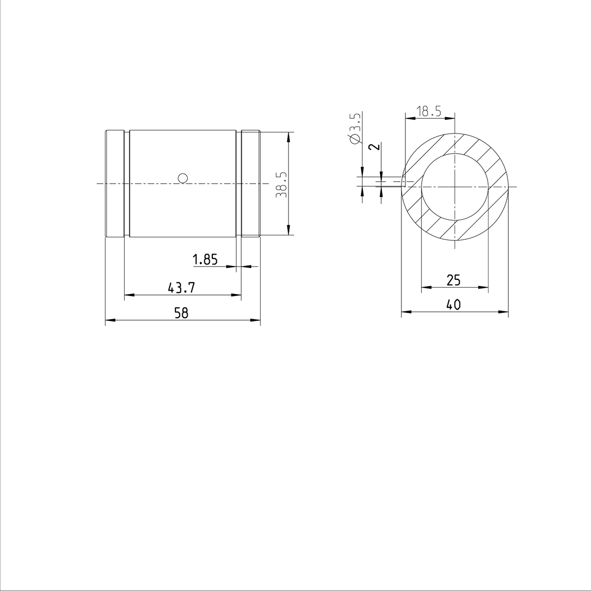 Суперлинейная втулка Bosch Rexroth KBSH-25-DD [R073022540]