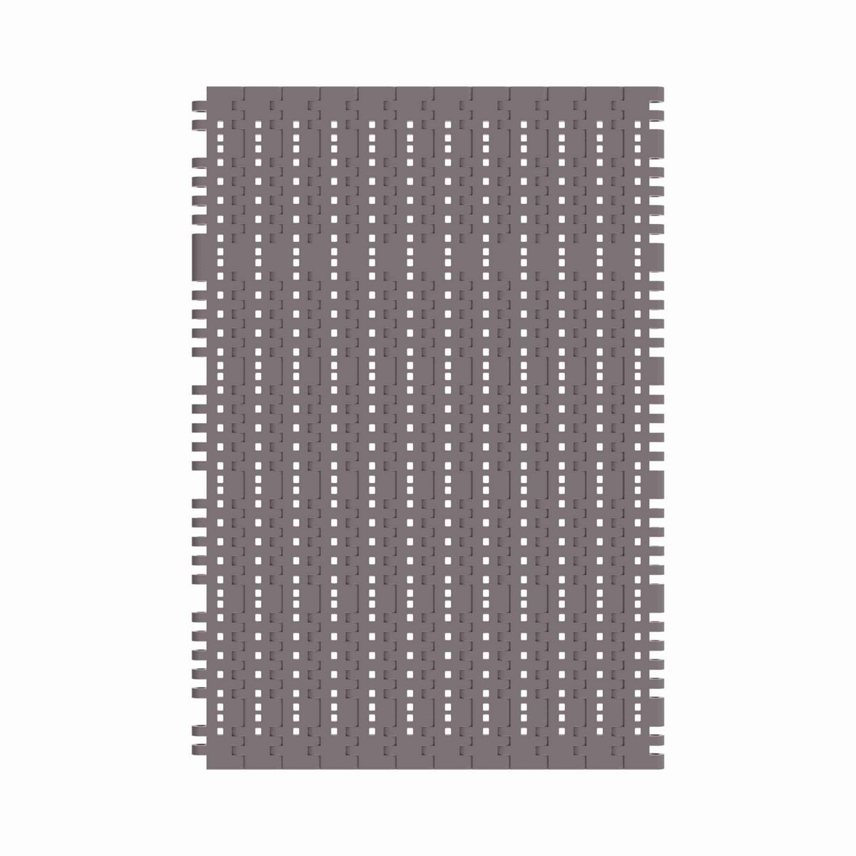 7706 Straight Running Flush Grid, Material: Brown High Performance, Width: 18in, Pitch: 1in - HP7706-18