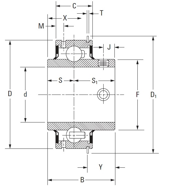 Подшипник Timken ER20