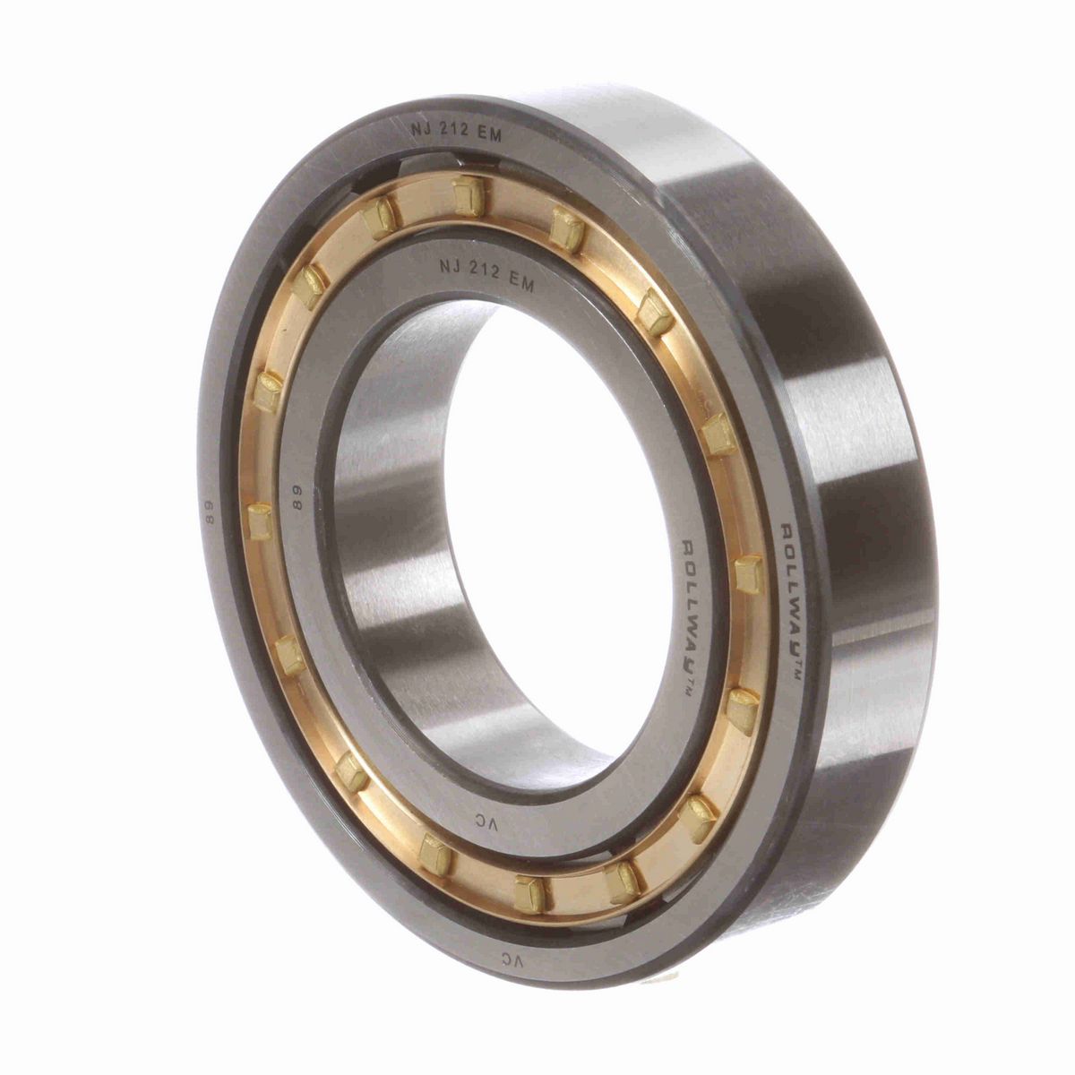 Radial Cylindrical Roller Bearing – Caged Roller - Straight Bore - Unsealed - NJ 212 EM
