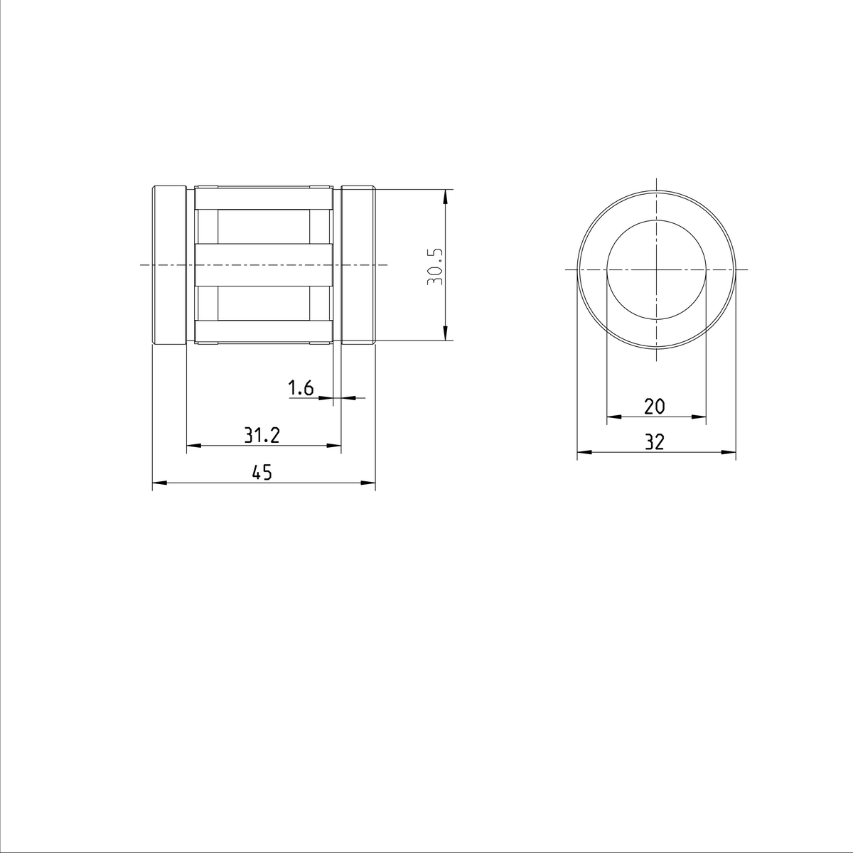 Суперлинейная втулка Bosch Rexroth KBB-20-D [R067212040]