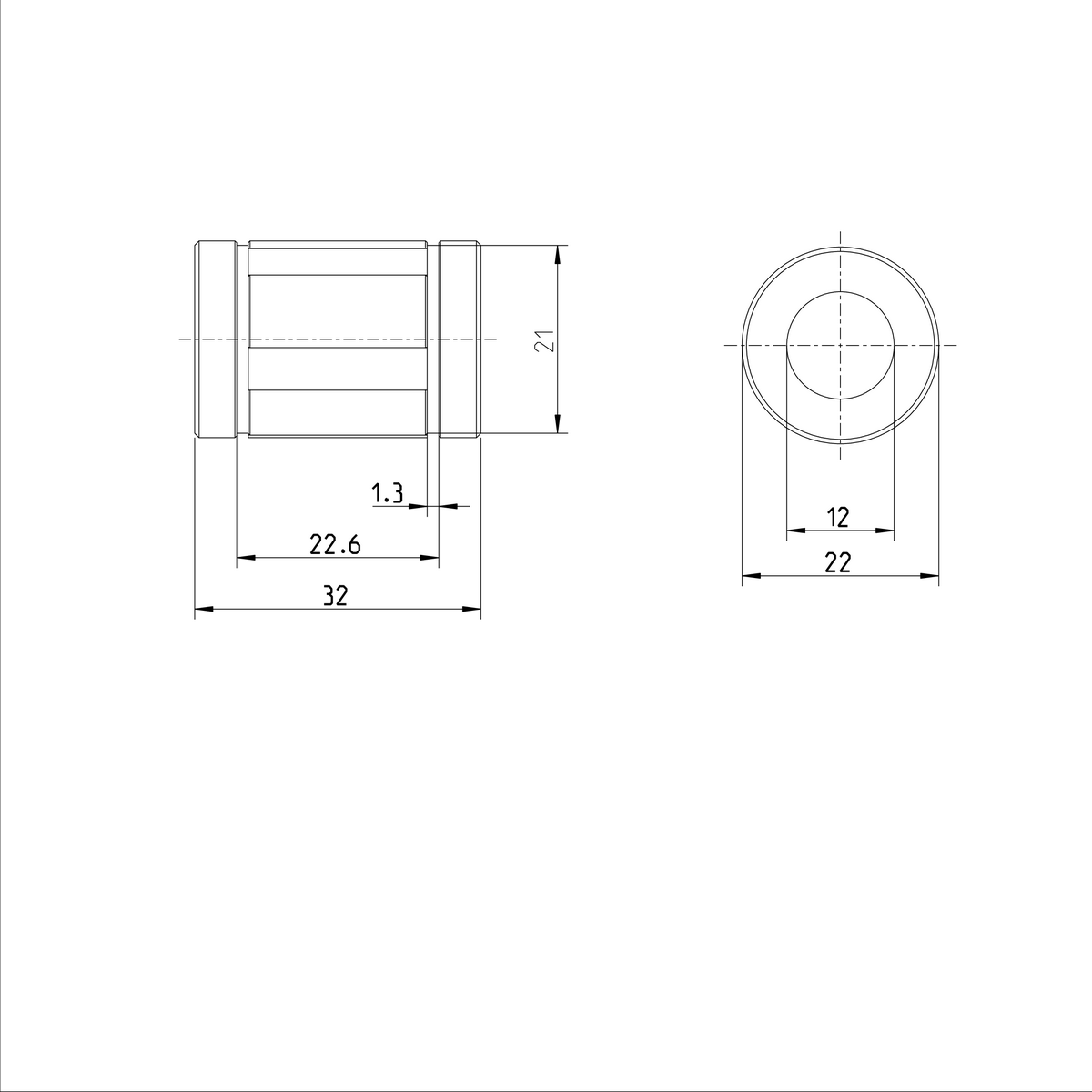 Суперлинейная втулка Bosch Rexroth KBA-12 [R067001200]