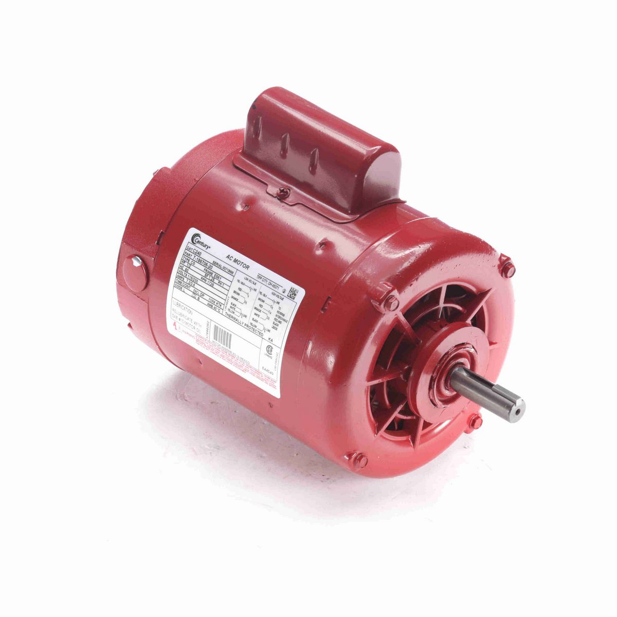 Circulator Pump Motor, 1/2 HP, 1 Ph, 60 Hz, 115/230 V, 1800 RPM, E56Y Frame, DP - C240