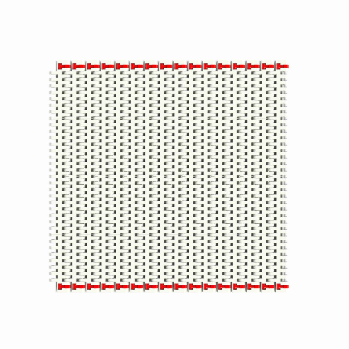 8505 RubberTop® Straight Running RubberTop®, Material: White High Temperature, Width: 15in, Pitch: 0.75in - 10343054