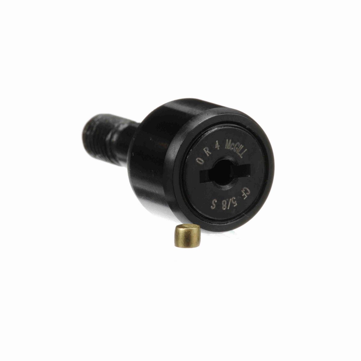 Опорный ролик с цапфой McGill CAMROL CF 5/8 S, цилиндрический, с уплотнением, со шлицем под отвёртку, дюймовый