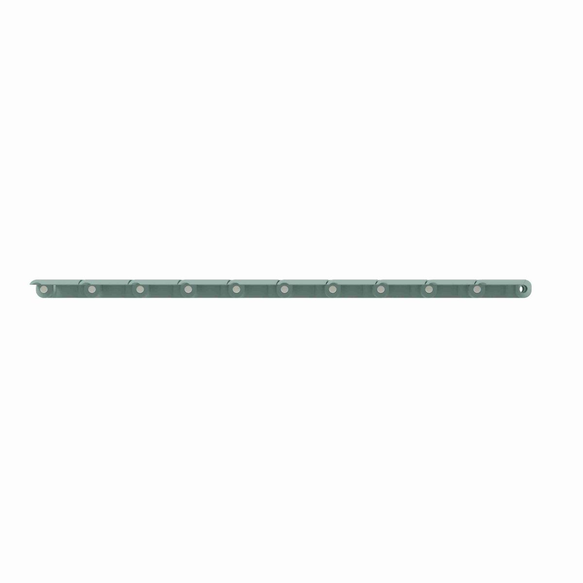 820 Straight Running Solid Top, Material: Heat Stabilized (Green), Width: 4in, Pitch: 1.5in - 10351684