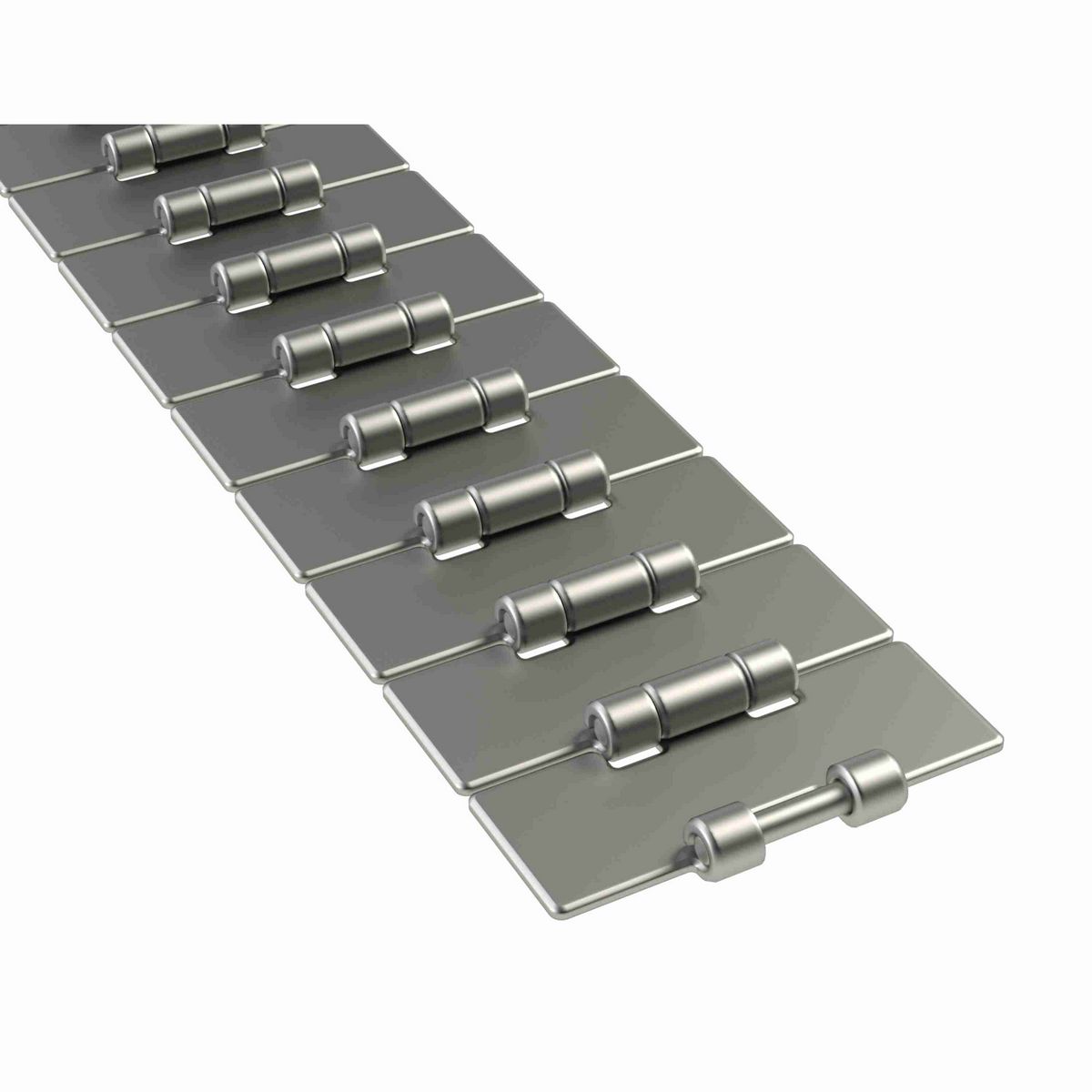 Rexnord 815 Straight Running Solid Top, Material: Carbon Steel, Width: 7.5in, Pitch: 1.5in - 762.93.72