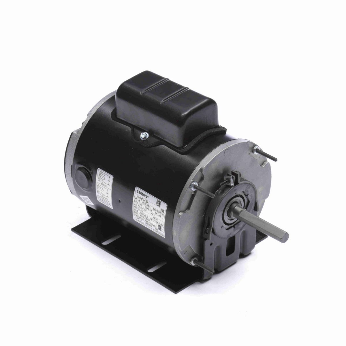Direct Drive Fan Motor, 1/4 HP, 1 Ph, 60 Hz, 115/230 V, 48Z Frame, TEAO - C042A