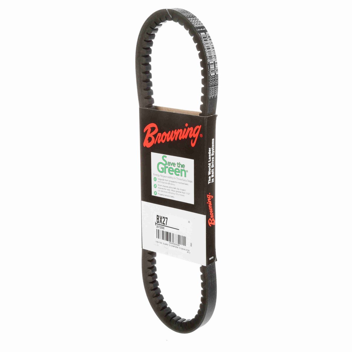 Browning EPDM Notched Belt 98% Efficient - BX27