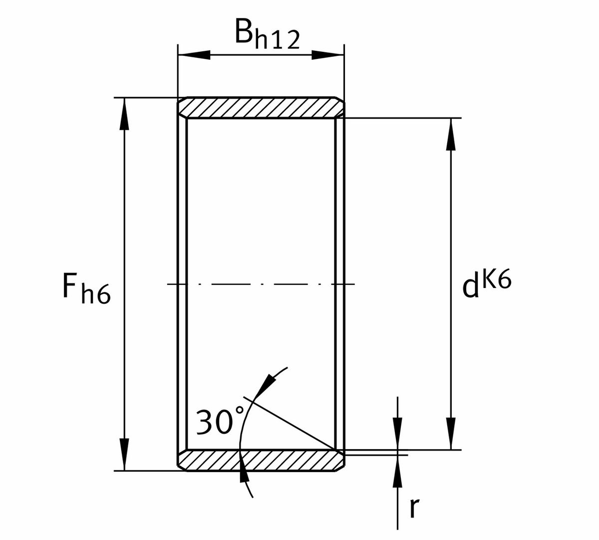 Внутреннее кольцо INA LR10X13X12,5
