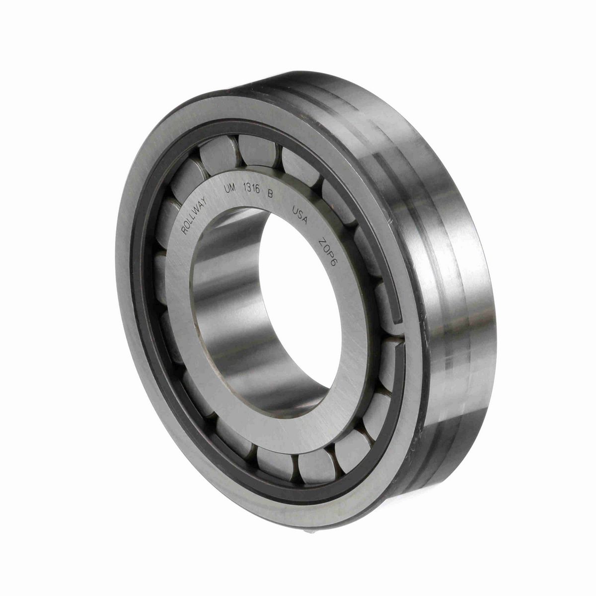 Radial Cylindrical Roller Bearing – Caged Roller - Straight Bore - Unsealed - UM-1316-B
