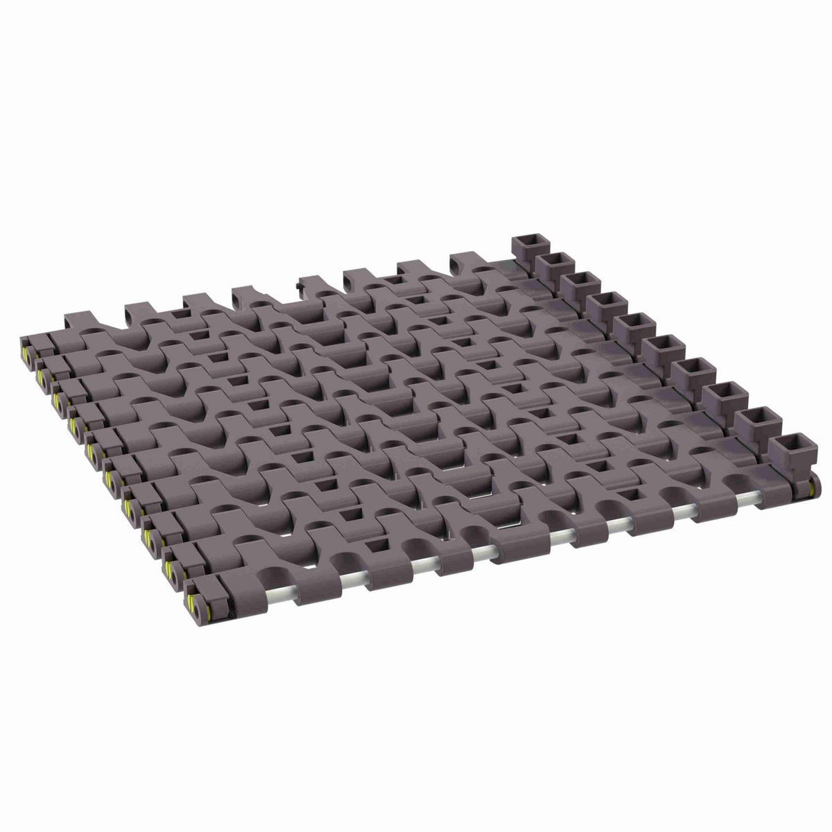 7956GT Side-flexing Flush Grid, Material: Brown High Performance, Width: 12in, Pitch: 1.25in - 10324700