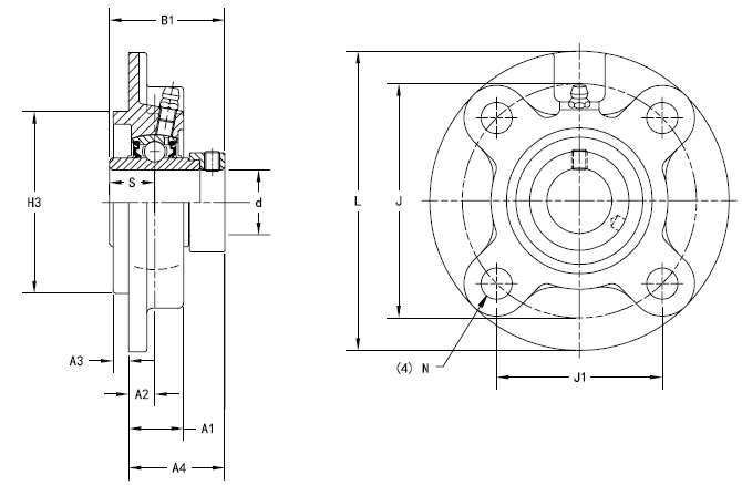 Подшипник Timken UELFC209-26