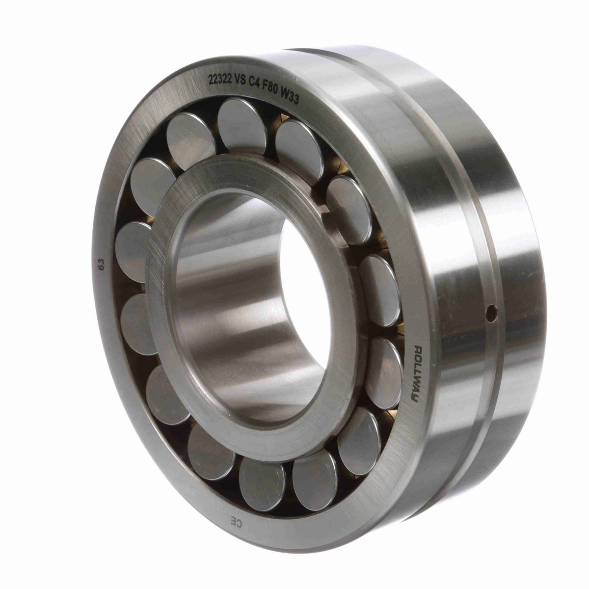 Radial Spherical Roller Bearing - Straight Bore - 22322 VS C4 F80 W33