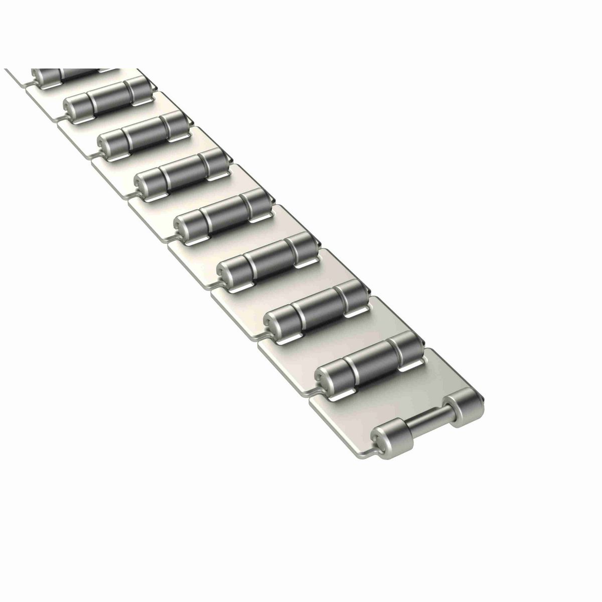815 Straight Running Solid Top, Material: Carbon Steel, Width: 2.25in, Pitch: 1.5in - 762.93.21