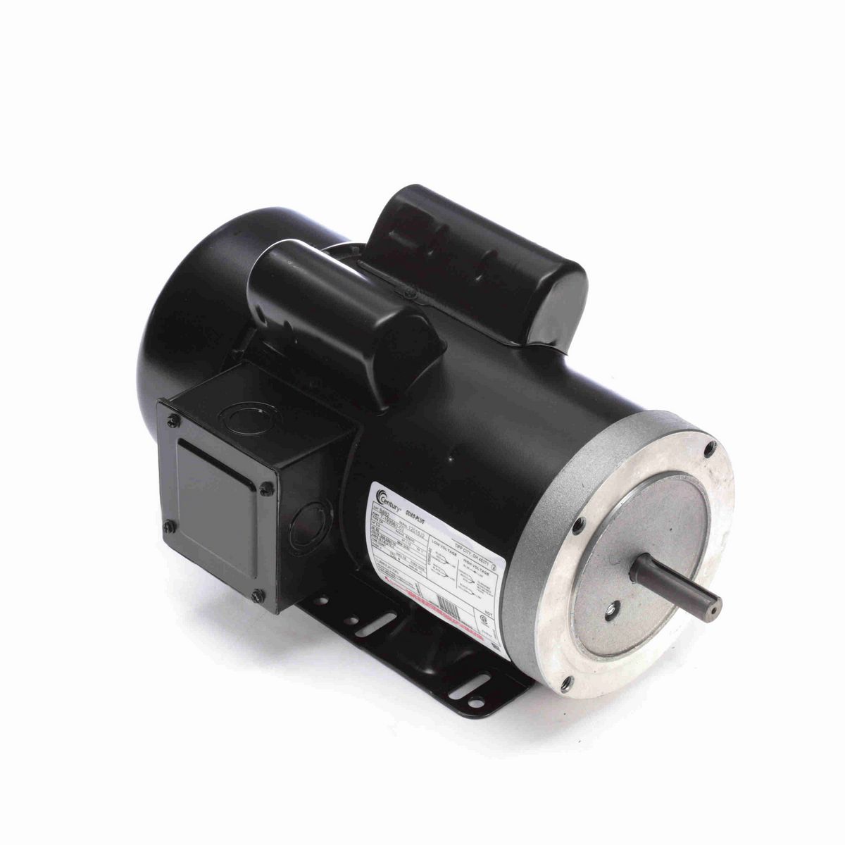 General Purpose Motor, 2.0 HP, 1 Ph, 60 Hz, 208-230/115 V, 3600 RPM, R56HC Frame, TEFC - B892