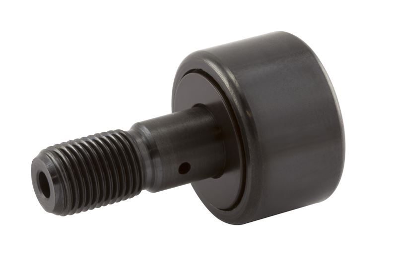 Игольчатый опорный ролик с цапфой RBC S44, цилиндрический, без уплотнения, со шлицем под отвёртку
