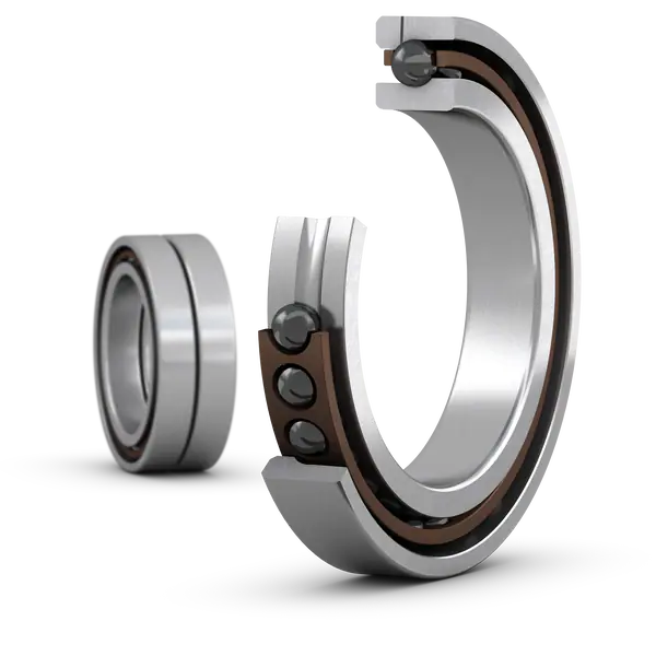 Согласованный комплект двух прецизионных высокоскоростных однорядных радиально-упорных шарикоподшипников типа E SKF 7017 ACE/HCP4AH1DT