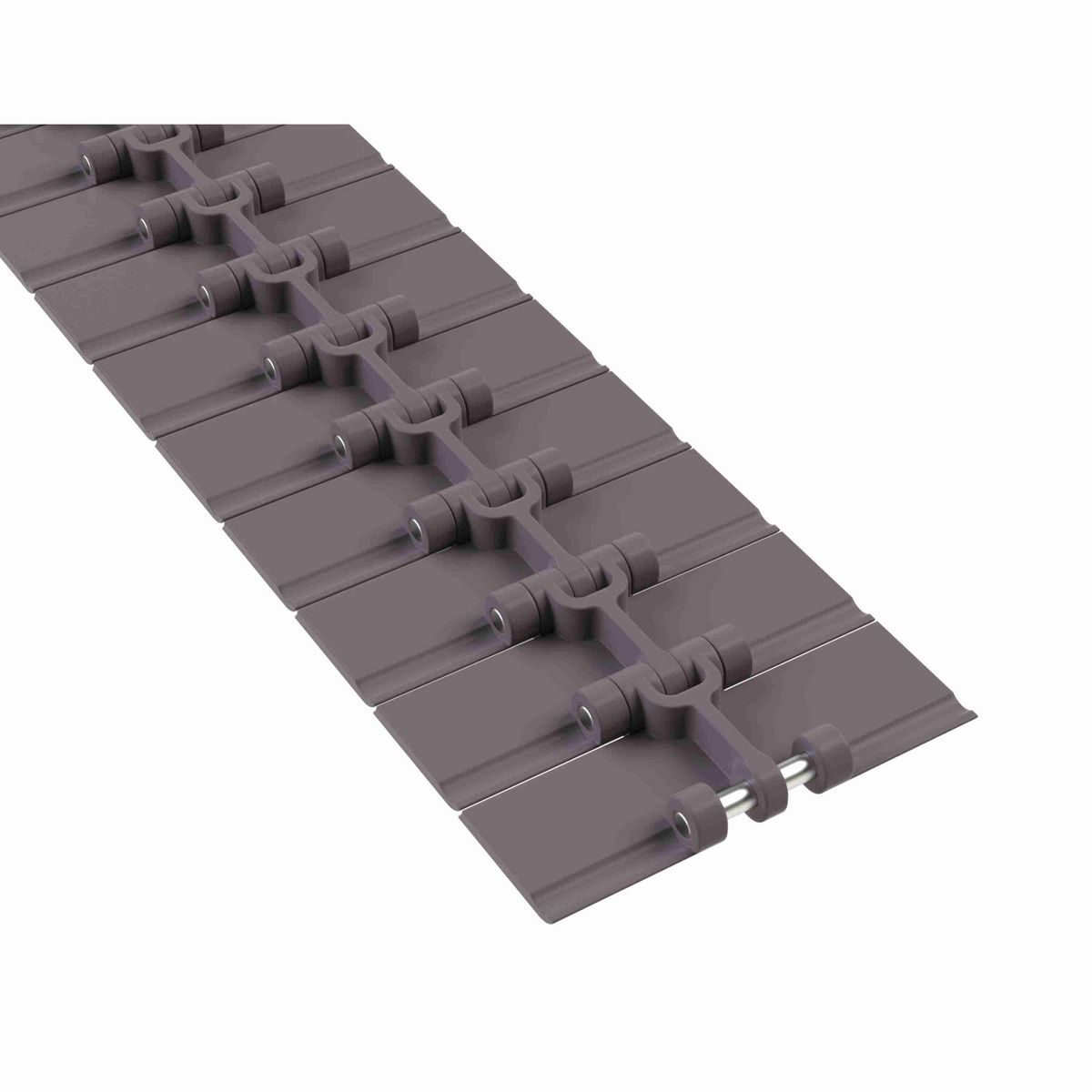820 RubberTop Straight Running RubberTop®, Material: Brown High Performance, Width: 4.5in, Pitch: 1.5in - 81418892
