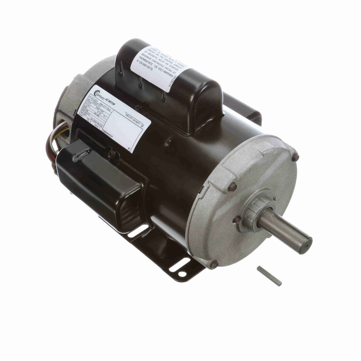 Aeration Fan Motor, 3.0-4.0 HP, 1 Ph, 60 Hz, 230 V, 3600 RPM, P145T Frame, TEAO - K112V1