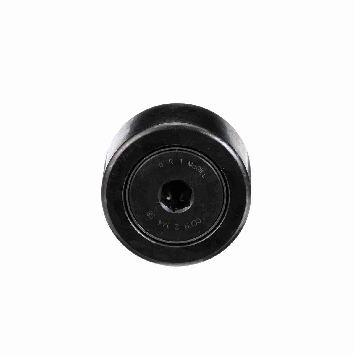 Опорный ролик с цапфой McGill Heavy Stud CAMROL CCFH 2 1/4 SB, бочкообразный, с уплотнением, с шестигранным отверстием, дюймовый