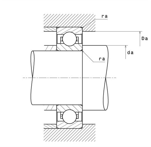 Однорядный шарикоподшипник NTN 6219L1C3