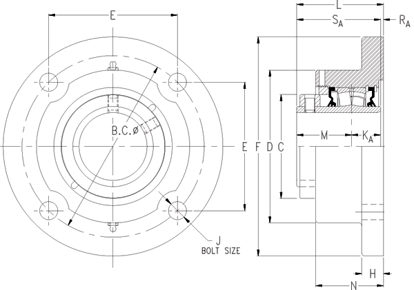 Подшипник Timken QAFY13A207S