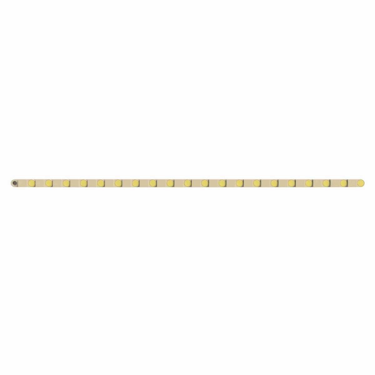 5936 Straight Running Flush Grid, Material: Beige High Temperature, Width: 36in, Pitch: 0.75in - HT5936-36